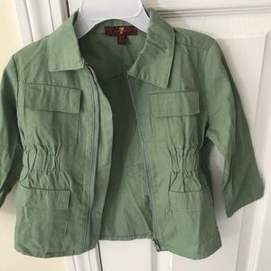 7 for all mankind green toddler jacket